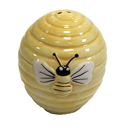 Transpac A4334 Beehive Salt and Pepper Shaker, Set of 2, Dolomite