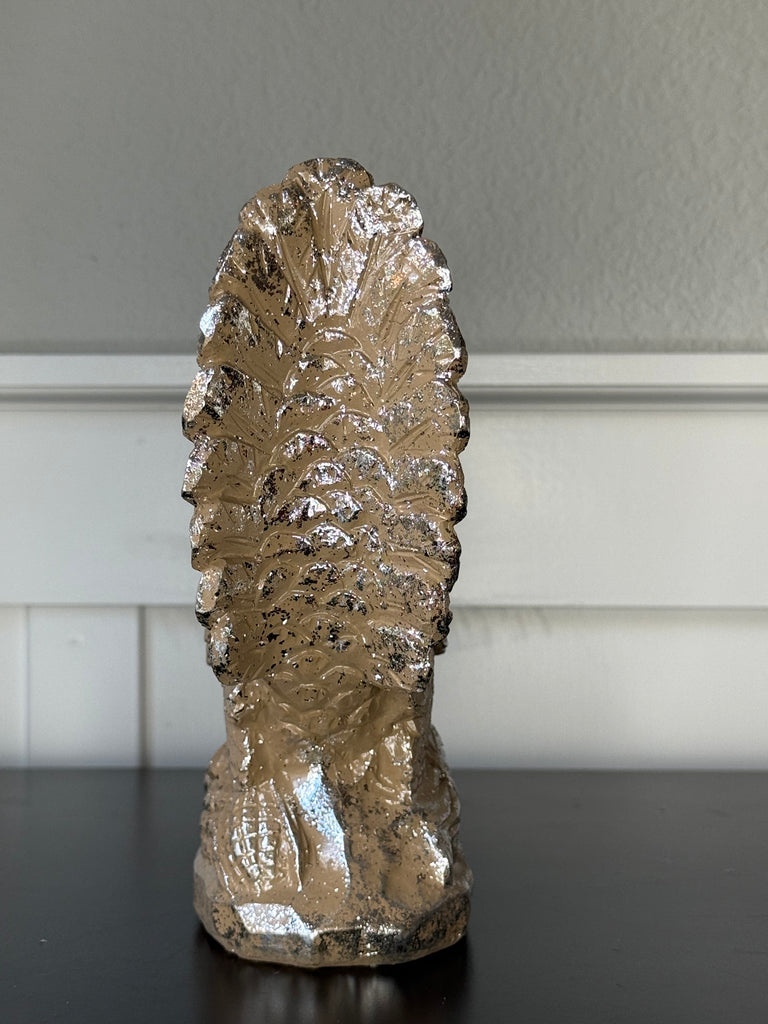 Thanksgiving Turkey Sculpture Table Accent 8" High