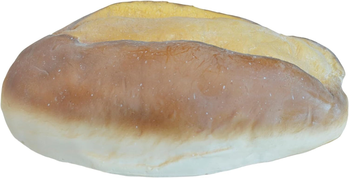TenWaterloo Artificial French Bread Loaf 8.5 Inches Long x 4.5 Inches Wide, Fake Simulation Realistic Food, Baguette for Decoration Display and Props