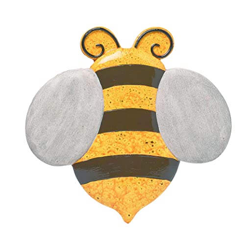 Cast Concrete Bumble Bee Stepping Stone bluestone and Garden Sculpture 