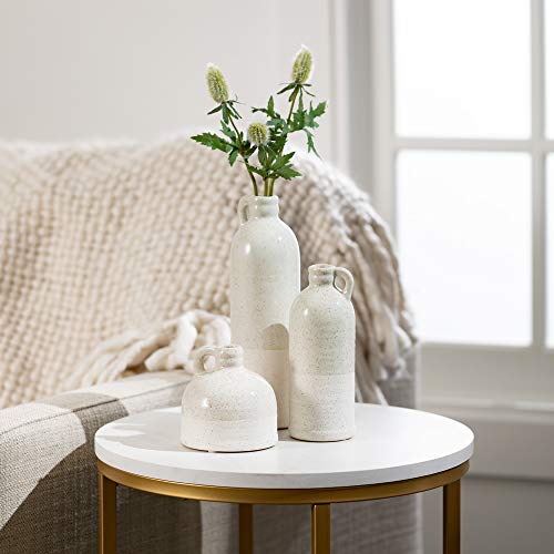 Sullivans Small Ceramic Jug Set, Farmhouse Home Decor, Set of 3 Vases