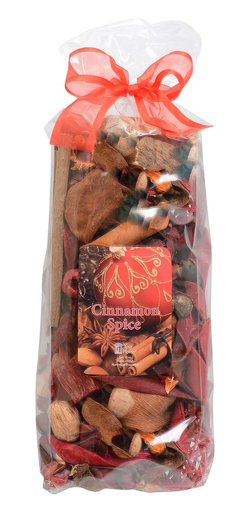 Ten Waterloo Potpourri Cinnamon Spice Oil Scented Bowl and Vase Filler - Holiday and Christmas Decorating