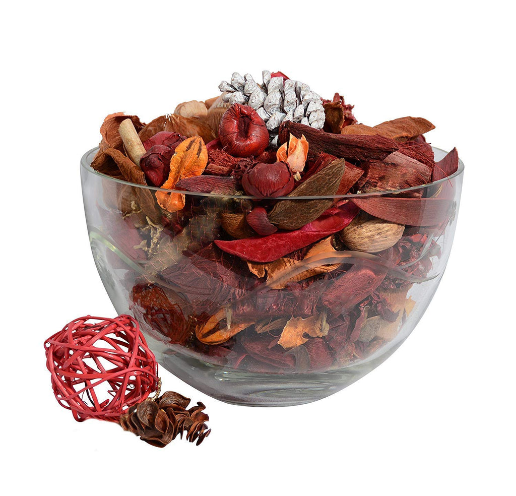Ten Waterloo Potpourri Cinnamon Spice Oil Scented Bowl and Vase Filler - Holiday and Christmas Decorating